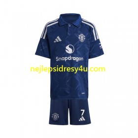 Fotbalový Dres Manchester United Beckham 7 Dětské Venkovní 2024/25